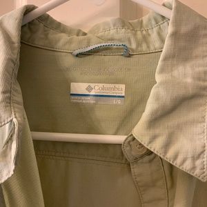 Columbia Mint Green women’s Outdoor SPG Shirt